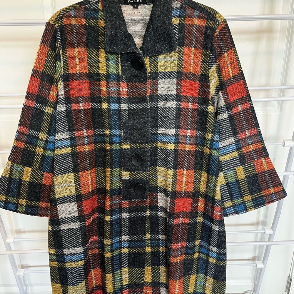 Colorful Plaid Lightweight Jacket